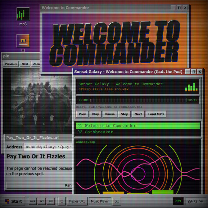 Sunset Galaxy – Welcome to Commander (feat. the Pod)
